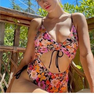 NWT For Love and Lemons Vienna Swimsuit XS